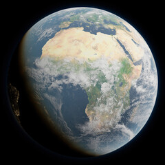 Planet Earth | Africa (render)