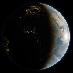 Planet Earth | Africa (render)
