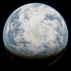 Planet Earth | Antarctica (render)