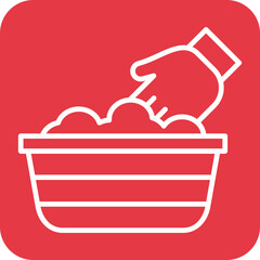 Hand Washing Clothes Icon