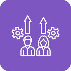 Competitive Worker Icon