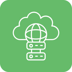 Cloud Hosting Icon