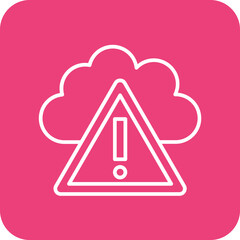 Cloud Alert Icon