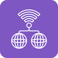 Fototapeta premium Internet Connectivity Icon