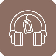 Headphone Sale Icon