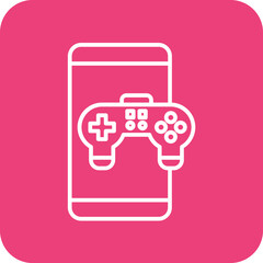 Mobile Gaming Icon
