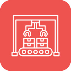 Conveyor Robot Icon