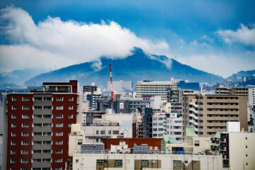 六甲山系の街並み
