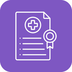 Medical Certificate Icon