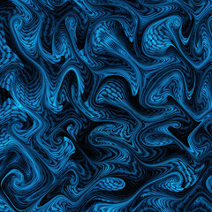 Sea Serpents Beautiful Intricate Underwater Pattern