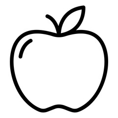 apple line icon