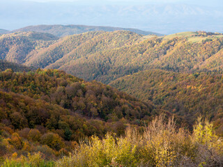 Beautiful mountain landscape in autumn.