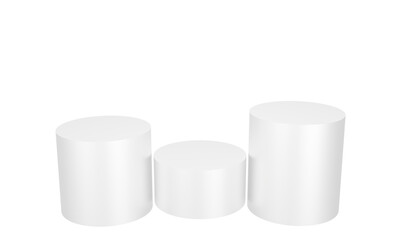 White stone platform product 3d png background display platform stage scene with blank presentation design beauty advertising stand or empty marble pedestal and rock showcase placement concept