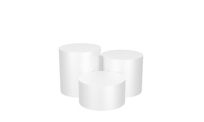 White stone platform product 3d png background display platform stage scene with blank presentation design beauty advertising stand or empty marble pedestal and rock showcase placement concept