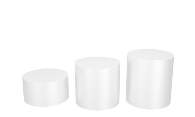 White stone platform product 3d png background display platform stage scene with blank presentation design beauty advertising stand or empty marble pedestal and rock showcase placement concept