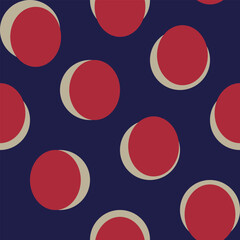 Polka Dots textured Seamless Pattern Design