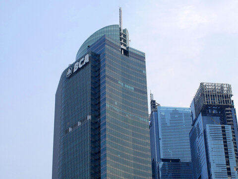 Bank BCA  head office tower in jakarta, indonesia