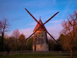Moulin à vent - Dordogne - France