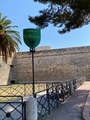 The famous Swabian Angevin Aragonese Castle in Manfredonia Italy