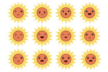 Brighten Up Your Summer Designs with Flat Vector Summer Icons - Download Now!