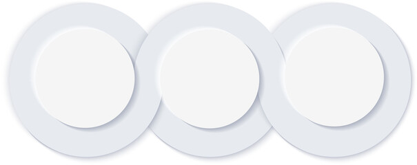 Elegant simple refined infographic blank template label and icon