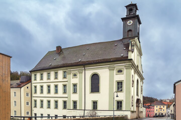 Fototapeta premium Hospital Church of the Holy Spirit, Eichstatt, Germany