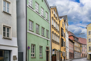 Fototapeta na wymiar Street in Eichstatt, Germany