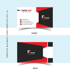Modern creative business card template design. Vector illustration eps 10