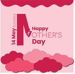 mothers day vector illustration design