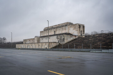 Main Tribune of Zeppelin Field (Zeppelinfeld) part of Nazi Party Rally Grounds Documentation Center - Nuremberg, Bavaria, Germany © diegograndi