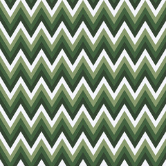 Chevron seamless pattern, green and grey  chevron or zigzag pattern background with watercolor paper texture