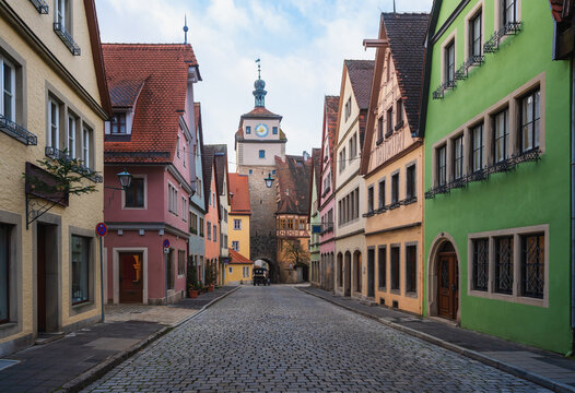 Weisser Turm  (White Tower) - Rothenburg ob der Tauber, Bavaria, Germany