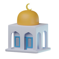3D Mosque Illustration