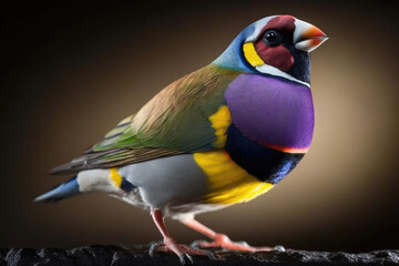 The Gouldian finch (Chloebia gouldiae), also known as the Lady Gouldian finch, Gould's finch or the rainbow finch, is a colourful passerine bird that is native to Australia.