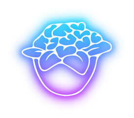 Collection of Flowers Pot neon