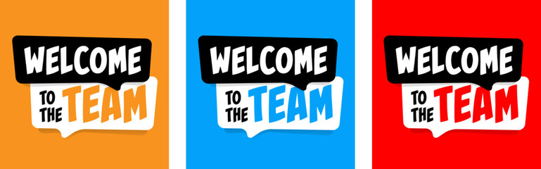 Welcome to the team