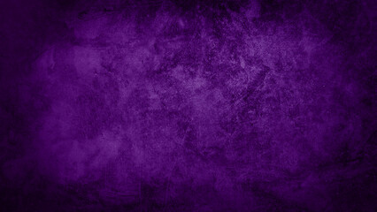 Dark abstract scratched purple concrete paper texture background banner pattern