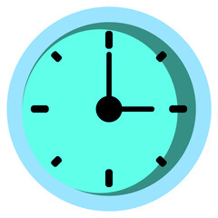 Wall clock illustration