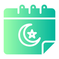 calendar gradient icon