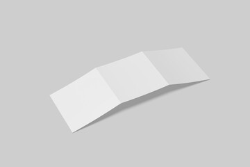 Blank Square Tri-fold II