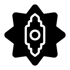 rub el hizb glyph icon