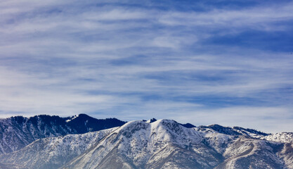 Fototapeta premium mountains and clouds
