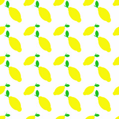 Pattern seamless with lemon. Design for paper, fabric, website
