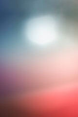 Foggy sunrise over the Atlantic Ocean in Daytona Beach, Florida, soft pastel-toned abstract painting-like long exposure photography in warm colors