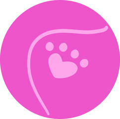 Pink pet toy