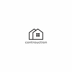 logo design vector for contruction service and architecture