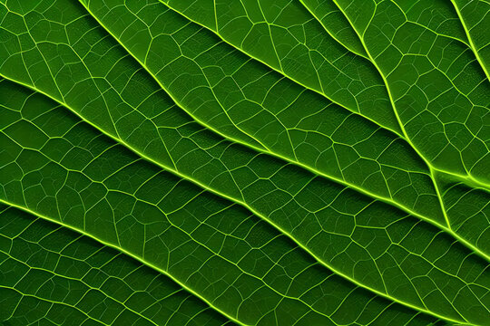 Macro photo green texture leaves background and design material.