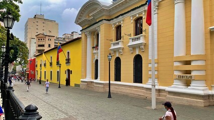 Consejo Municipal de Caracas. Lugar donde se firmó Acta de Independencia. Caracas, Venezuela