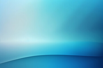 Smooth Gradient Backdrop Illustration in Soft Blue for Minimalist Graphic Design Ideas, Generative AI