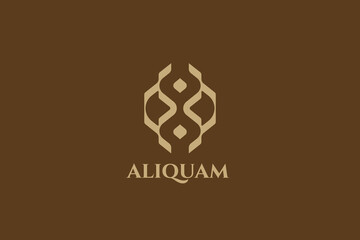 Modern and traditional Arabic and Indian geometric logo designs with flat illustrations.